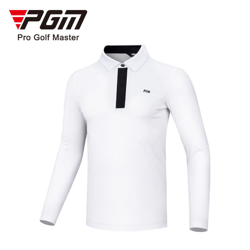 PGM YF491 men polo shirts plain golf polo blank t shirt long sleeve od –  PGM GOLF