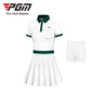 PGM QZ078 polo mini golf skirt set customize pleated high quality golf skirt