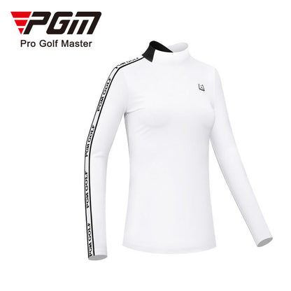 PGM YF478 high quality women long sleeve golf polo shirt custom breathable golf shirt