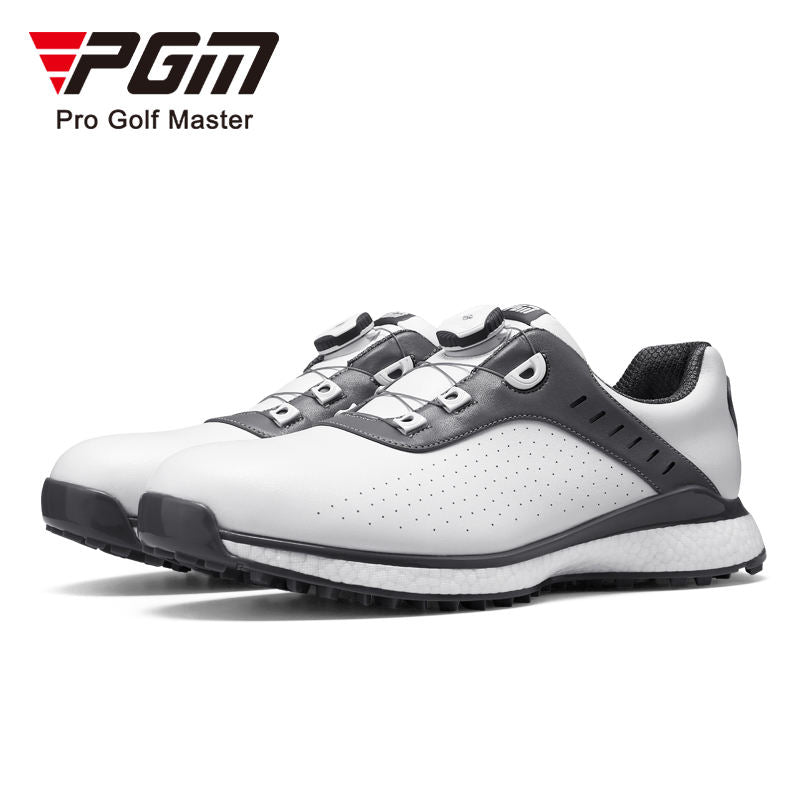 PGM XZ244 soft spike golf shoes men microfiber leather new waterproof golf shoes