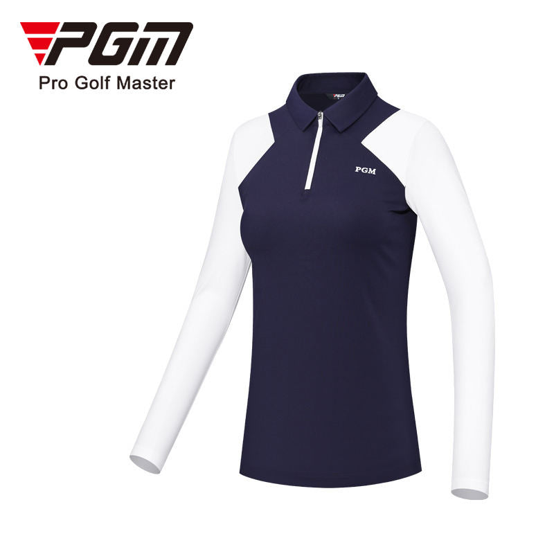 PGM YF530 custom golf polo spandex wholesale 1/4 zip golf polos