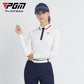 PGM YF487 ladies long sleeve golf polo moisture wicking woman golf polo