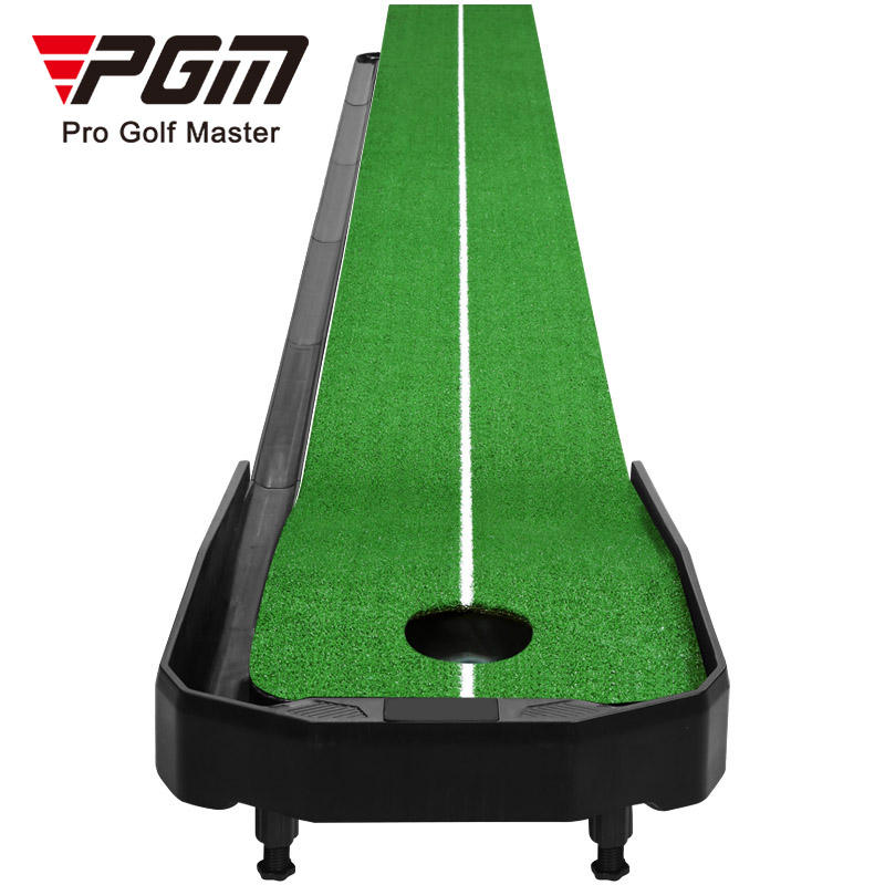 PGM TL025 adjustable slope putting training mat ball-rollback mini putting mat golf