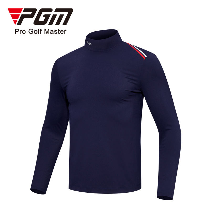 PGM YF490 men plain white golf shirts high quality long sleeve golf shirt
