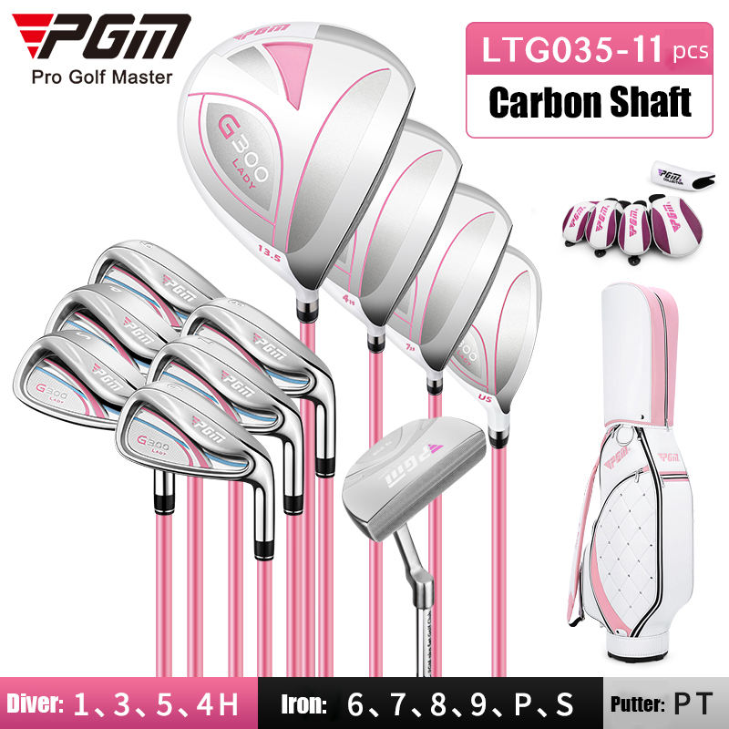 PGM LTG035 Custom Full Golf Clubs Complete Set Women Titanium Drive Golf Clubs With Golf Bag