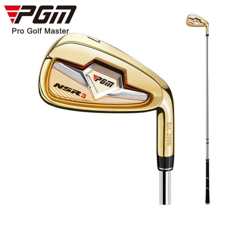 PGM Tig033 NSR III Professional Men Stainless Steel Graphite Head Black  Gold Golf Iron