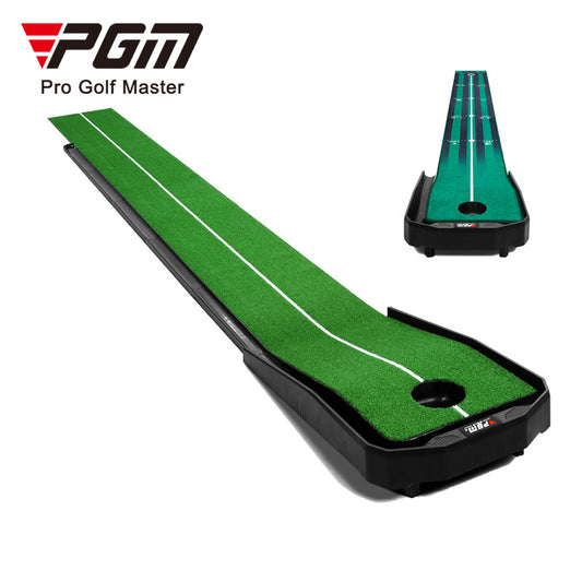 PGM TL025 adjustable slope putting training mat ball-rollback mini putting mat golf