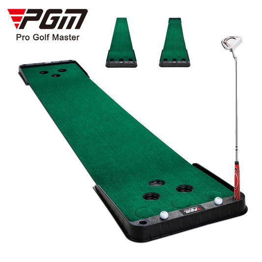 PGM TL027 mini golf putting green slope indoor golf putting mat game practice with holes