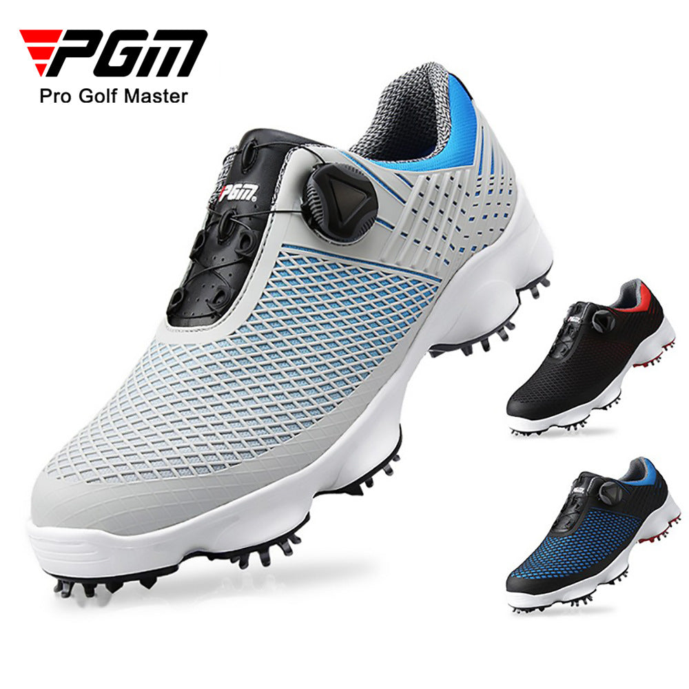 PGM XZ106 mens luxury golf shoes sneaker waterproof auto lacing golf shoes