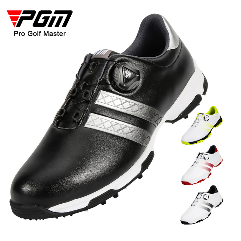 PGM XZ160 Men's Soft Sole Waterproof Anti Skid Quick Lacing Golf Shoes