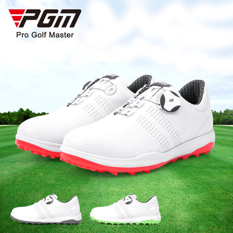 PGM XZ165 waterproof golf shoes women spike less microfiber golf