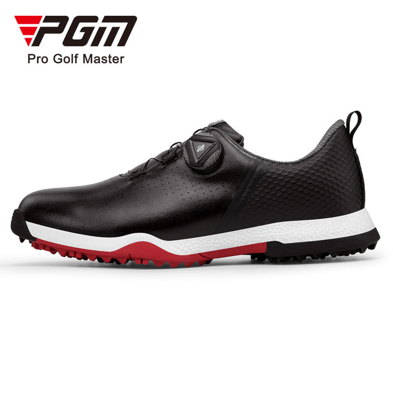 PGM XZ216 white leather golf shoe made in China waterproof golf shoes
