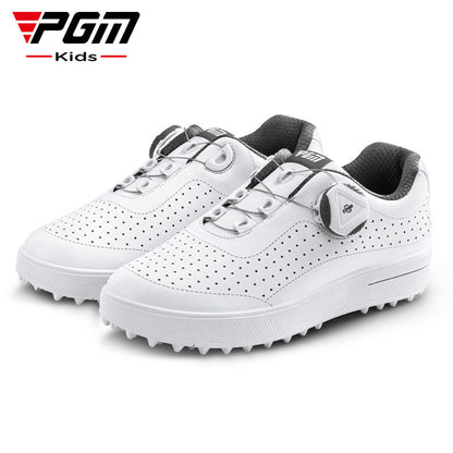PGM XZ229 kids golf ball shoes waterproof 2022 spike less golf shoes
