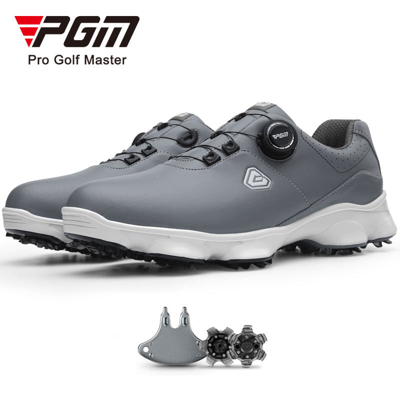 PGM XZ233 golf shoes gents waterproof antiskid golf shoes for men leather