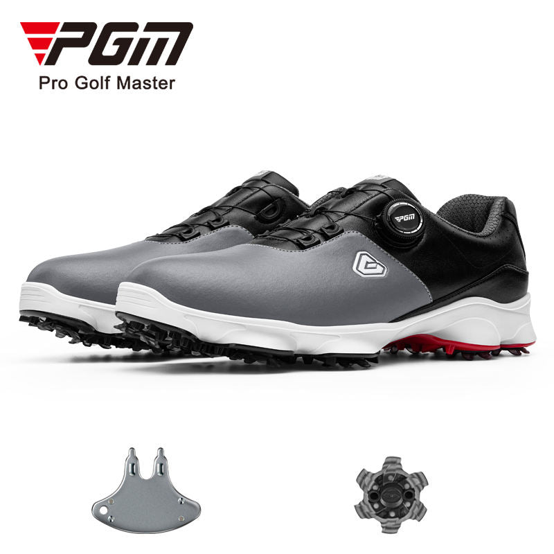 PGM XZ233 golf shoes gents waterproof antiskid golf shoes for men leather