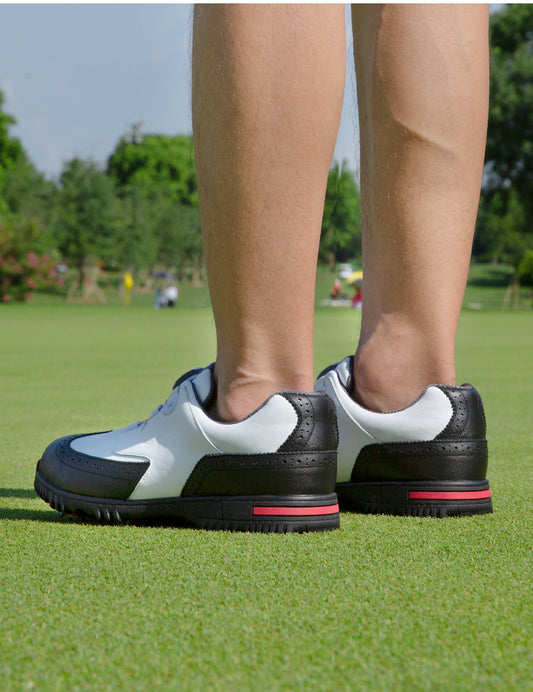 PGM XZ240 genuine leather sport shoes de golf shoes vintage activity spike men waterproof golf shoes