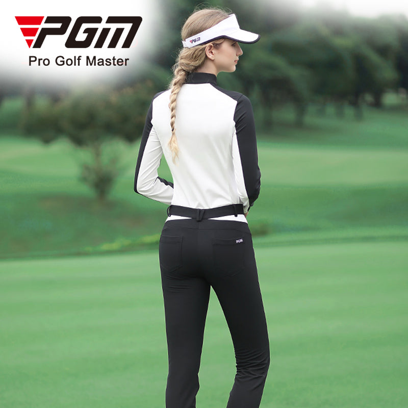 PGM YF339 cotton anti wrinkle womens apparel golf shirts