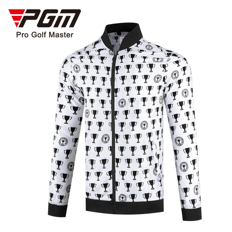 PGM YF426 soft shell golf jacket men outdoor windproof lightweight casual golf jacket