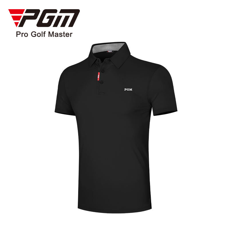 PGM YF463 custom logo golf performance polo shirts men cool golf polo