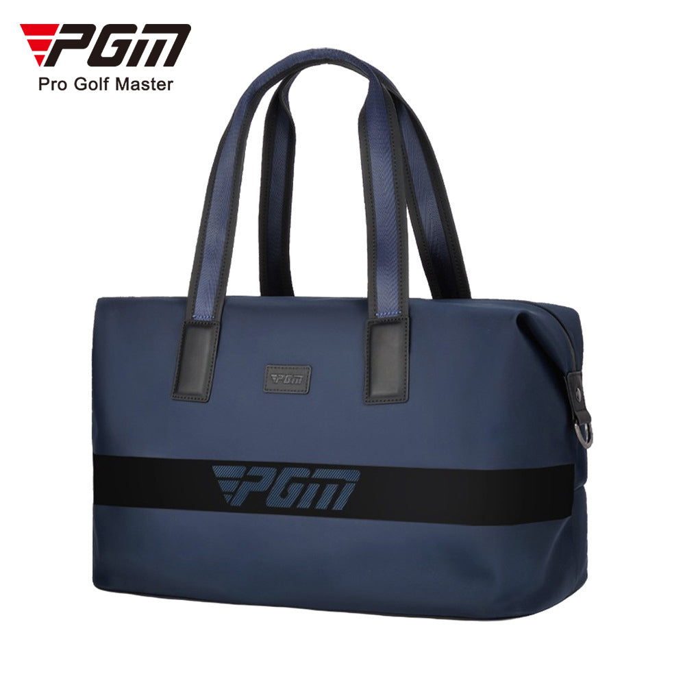 PGM YWB028 custom logo blue boston bags oem golf shoe bag nylon golf boston bag