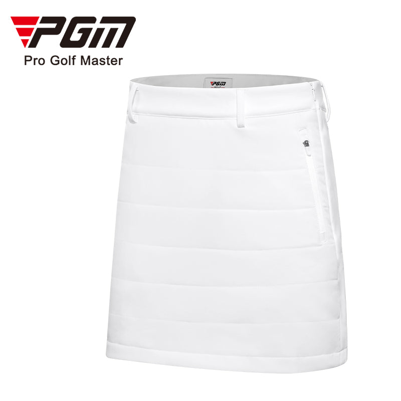 PGM QZ072 mature ladies white custom golf skirts black women golf skirt